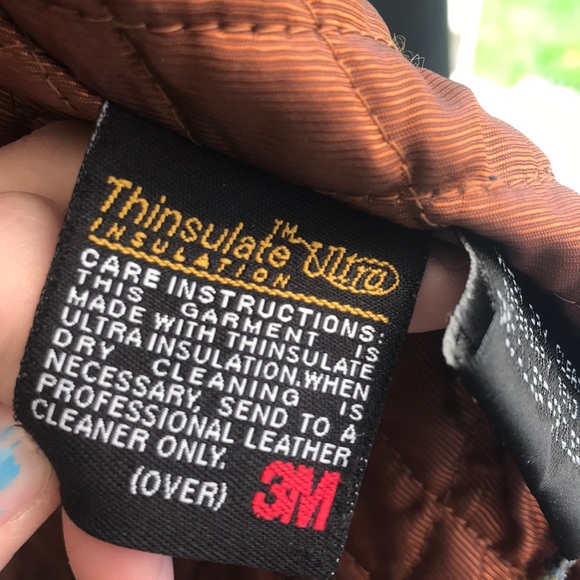 Wilson’s Black Leather Jacket size Large - Picture 3 of 5